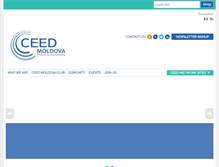 Tablet Screenshot of ceed-moldova.org